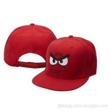 Red / Black Embroidery Childrens Baseball Caps , Cartoon An
